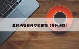 亚冠决赛秦升吵架视频（秦升进球）