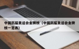 中国历届奥运会金牌榜（中国历届奥运会金牌榜一览表）