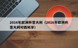 2016年欧洲杯意大利（2016年欧洲杯意大利对西班牙）